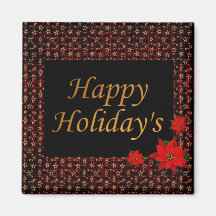 Happy Holiday's Magnet