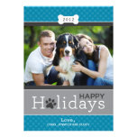 Happy Holidays Photo Card | Puppy Dog Theme Personalised Announcements