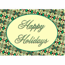 Happy Holidays Photo Cutouts