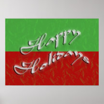happy holidays posters