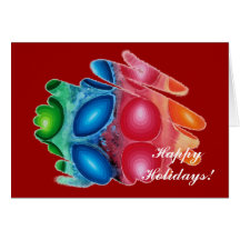 Happy Holidays Red Card  Quadric