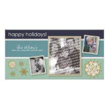 Happy Holidays Snowflake Sweet 3-Photo :: 05 Photo Cards
