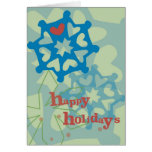 Happy Holidays "Snowflake Whimsy" Card