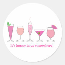 happy hour sticker