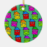 Happy House Wallpaper Christmas Ornaments