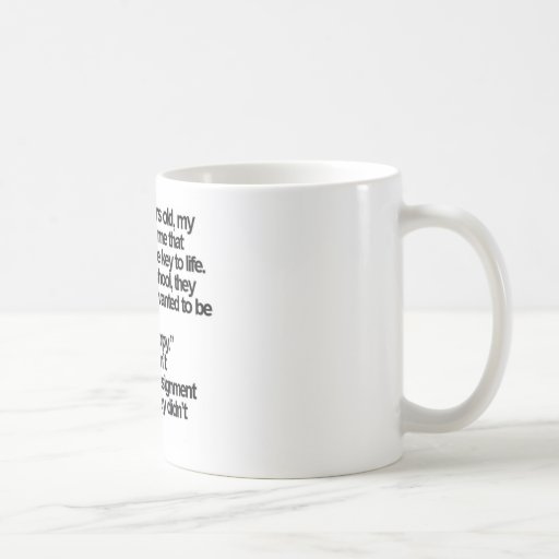 happy is me coffee mug