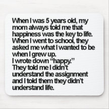 happy is me mousepads