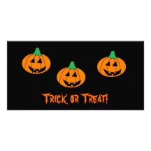 Happy Jack O Lanterns Photo Card