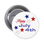 Happy July 4th Button