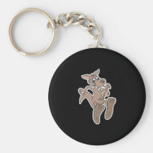 happy kangaroo and joey key chains