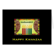 Happy Kwanzaa Greeting Cards