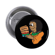 Happy Kwanzaa Pin