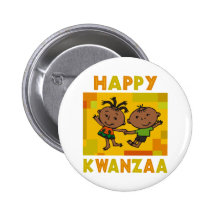 Happy Kwanzaa Pinback Buttons
