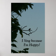 Happy Little Bird! Poster