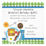 Happy Little Breakfast Personalized Announcement