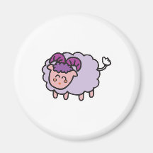 happy little sheep refrigerator magnets