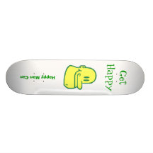 Happy Man Can Skateboard