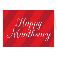 Happy Monthsary Card