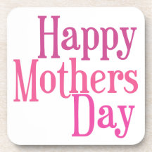 Happy Mothers Day Cork Coasters