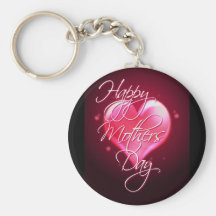 HAPPY MOTHER'S DAY HEART by SHARON SHARPE Key Chain