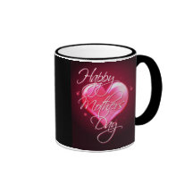 HAPPY MOTHER'S DAY HEART by SHARON SHARPE Mugs