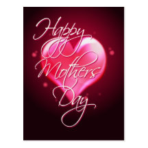 HAPPY MOTHER'S DAY HEART by SHARON SHARPE Post Card