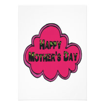 Happy Mothers Day Personalized Invitations
