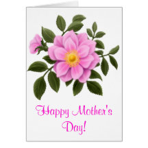 Happy Mother's Day Rose Card