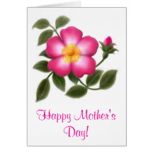 Happy Mother's Day Rose Card