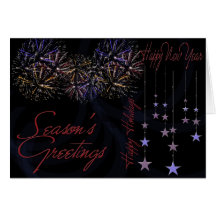 Happy New Year 2012 Happy Holidays Greeting Card