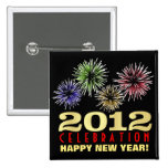 Happy New Year 2012 Party Favours Pins