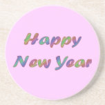 happy new year coasters