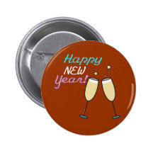 Happy New Year Button
