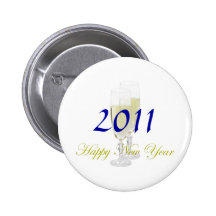 Happy New Year Button Template