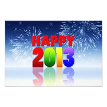 Happy New Year Design Photo Print