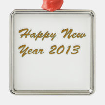 Happy New Year Ornaments