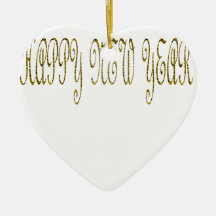 Happy New Year Ornaments