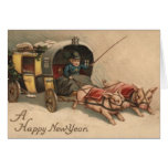Happy New Year Pigs Cards