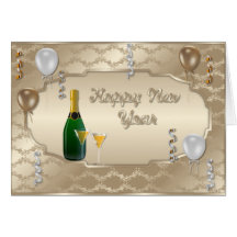 Happy New Years Greeting Card