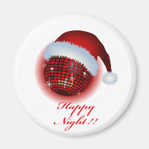 Happy Night Fridge Magnet