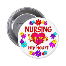 Happy Nursing Buttons