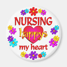 Happy Nursing Fridge Magnets
