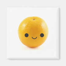 Happy Orange Magnets