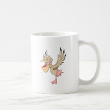 Happy Pelican Bird Coffee Mug