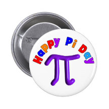 Happy Pi Day Buttons
