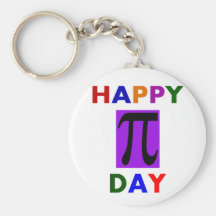HAPPY PI DAY KEYCHAIN