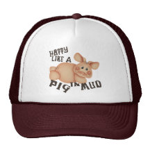 Happy Pig Mesh Hat