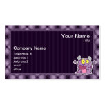 Happy Purple Monster; Purple Business Card
