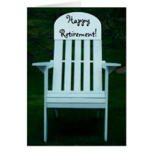 Happy Retirement Chair Card