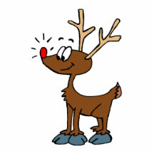 happy rudolph cut outs